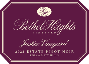 Pinot Noir Justice Vineyard